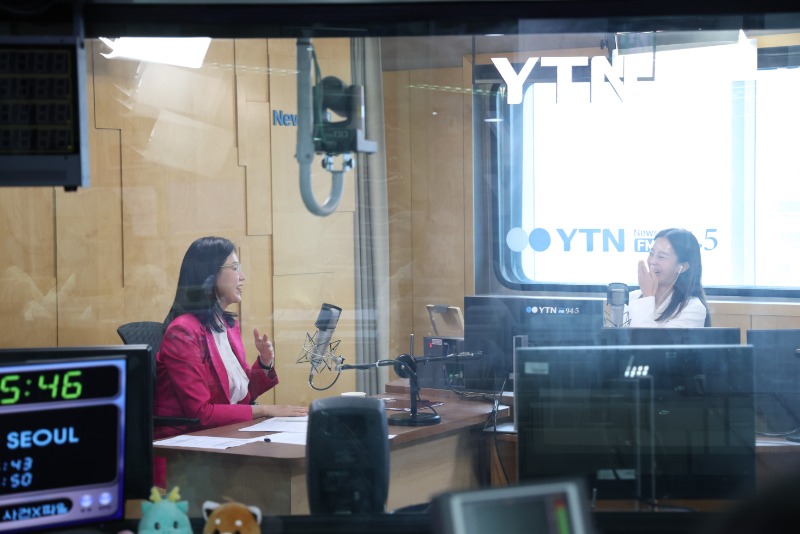 스마트 우먼 톡 in 서울 YTN 방송 현장 모습